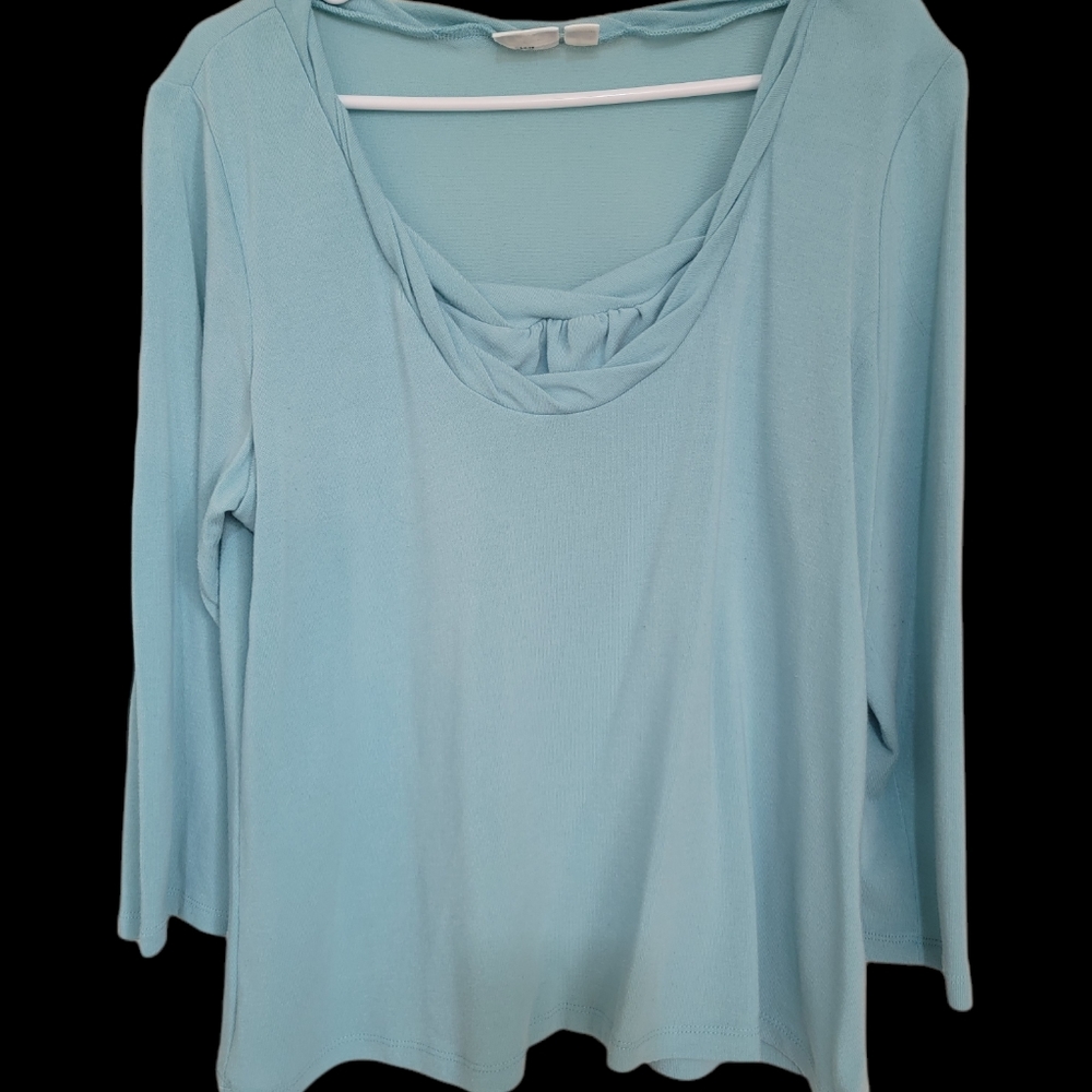 Cato's teal color XL top